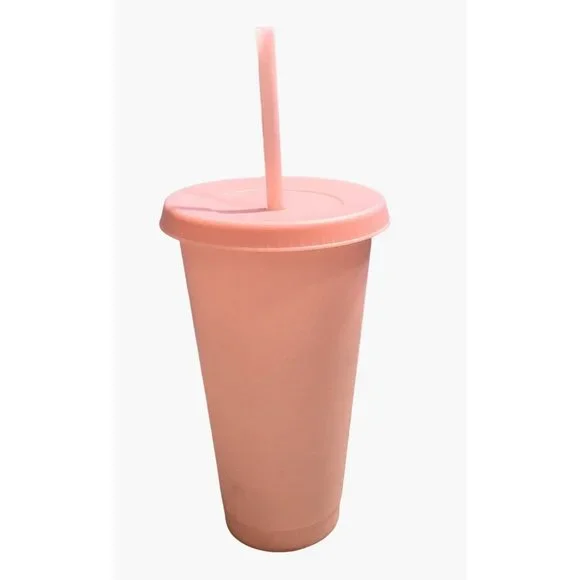 3 Buc-ee's Bucee's Tumbler 25oz Color Changing Cup Lid Straw Pink Green Yellow - Picture 12 of 12
